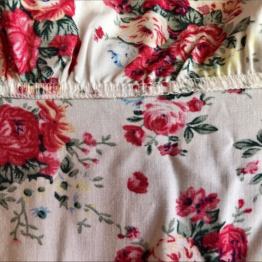 Flowing Blooms Boho Maxi Dress W/Slim Full Skirt, Floral Maxi Dress, Long Sleeve - Picture 10 of 11